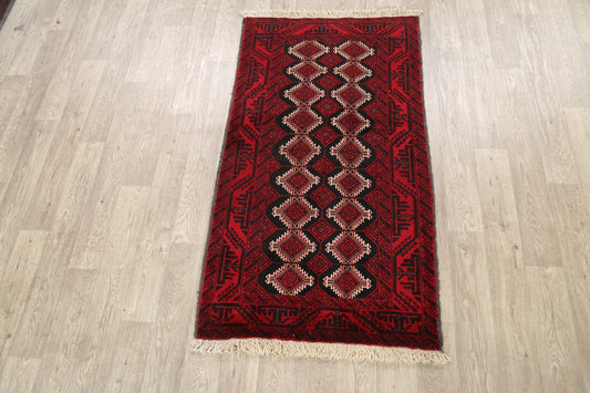 Geometric Balouch Persian Area Rug 3x6