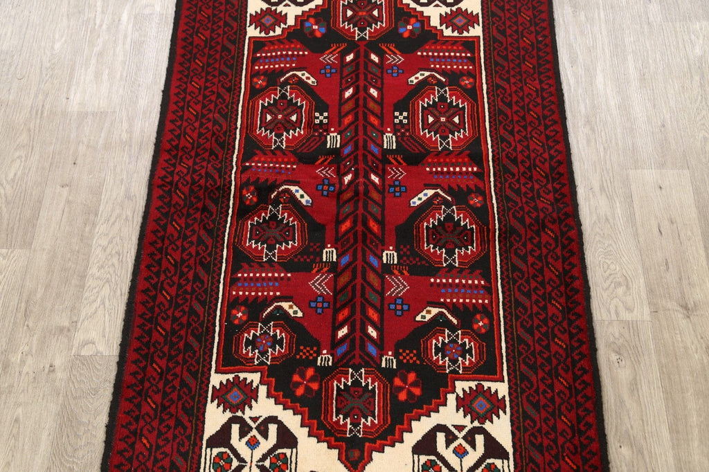 Geometric Balouch Persian Area Rug 3x6