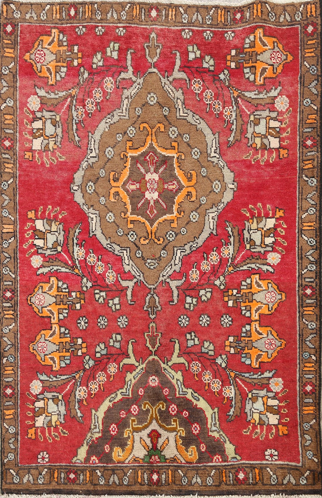 Floral Tabriz Persian Area Rug 3x4