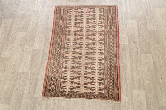 Geometric Turkoman Persian Area Rug 3x5