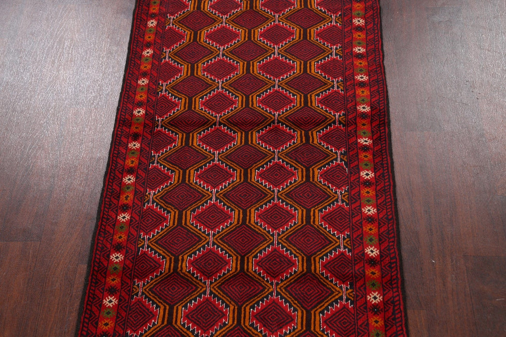 Geometric Balouch Persian Area Rug 3x6