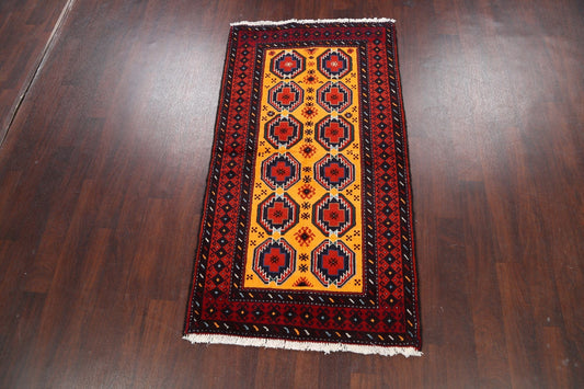 Geometric Balouch Persian Area Rug 3x6