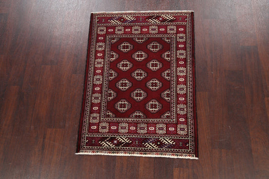 Geometric Balouch Persian Area Rug 3x4