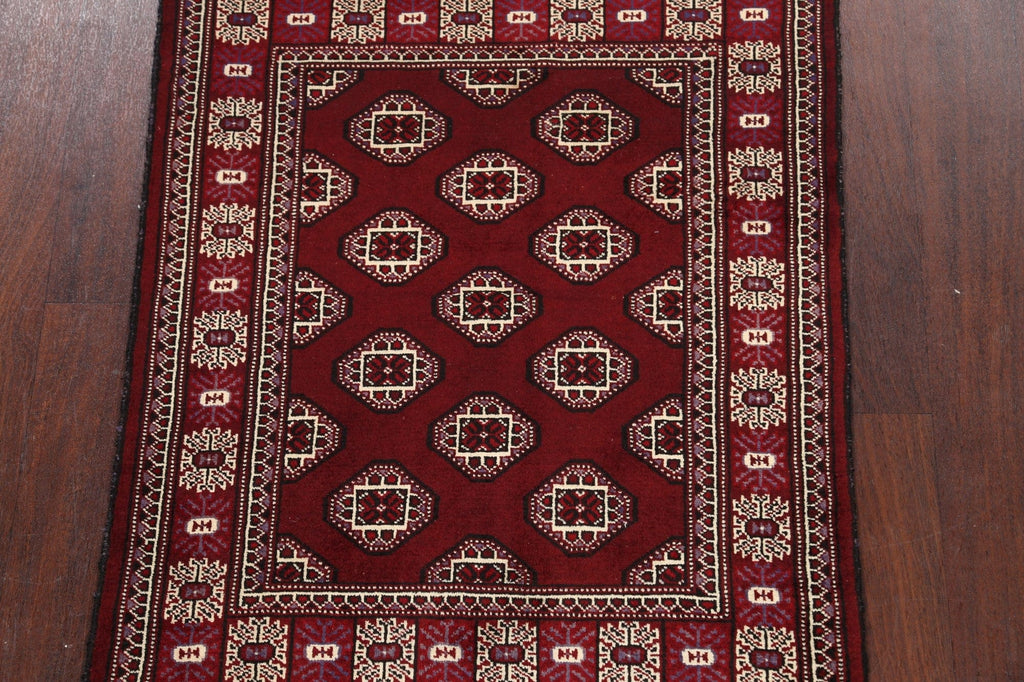 Geometric Balouch Persian Area Rug 3x4