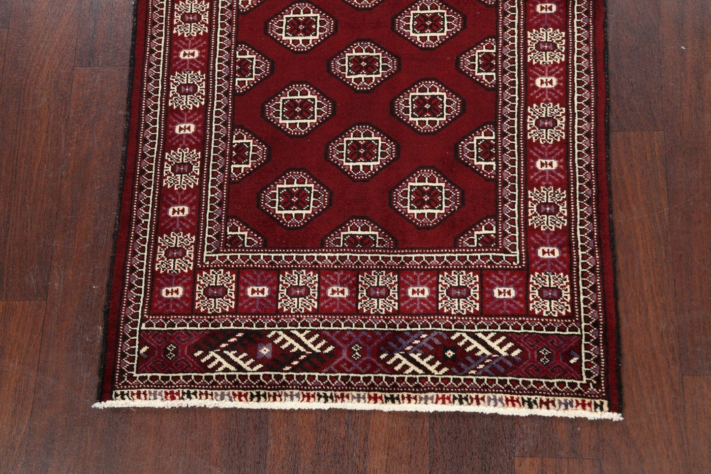 Geometric Balouch Persian Area Rug 3x4