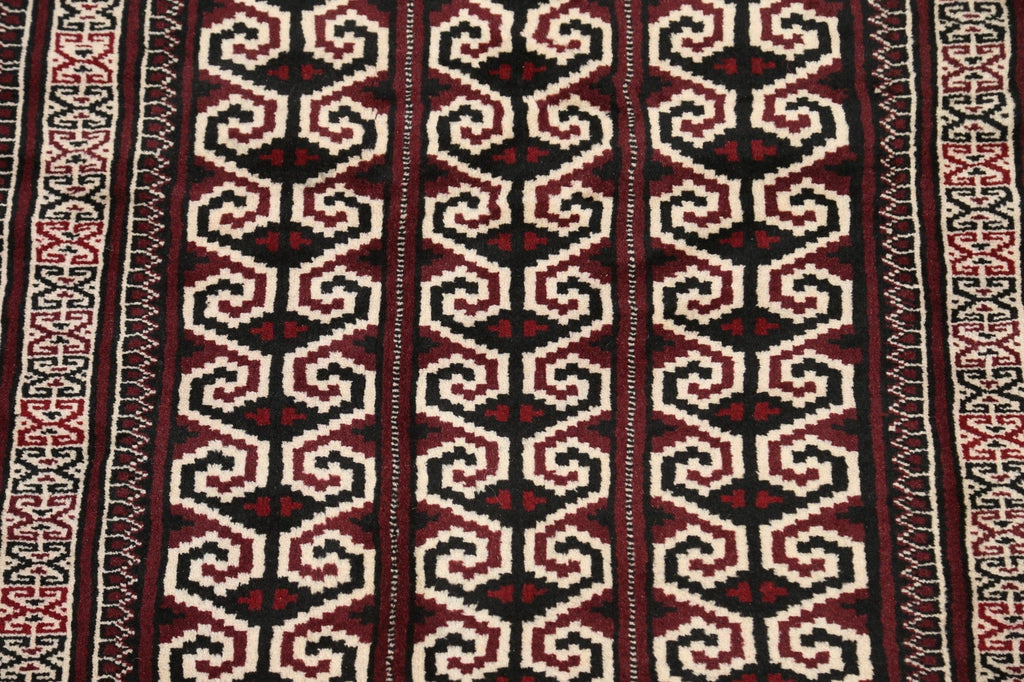 Geometric Balouch Persian Area Rug 3x4