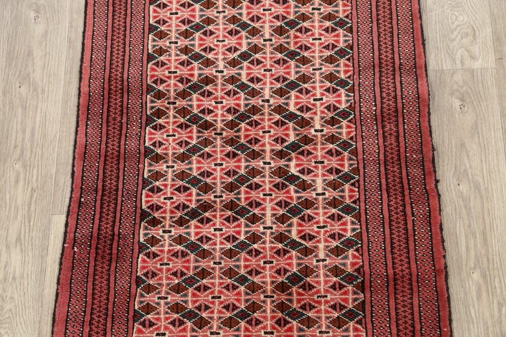 Geometric Balouch Persian Area Rug 3x4