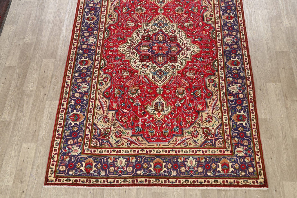 Geometric Tabriz Persian Area Rug 7x10