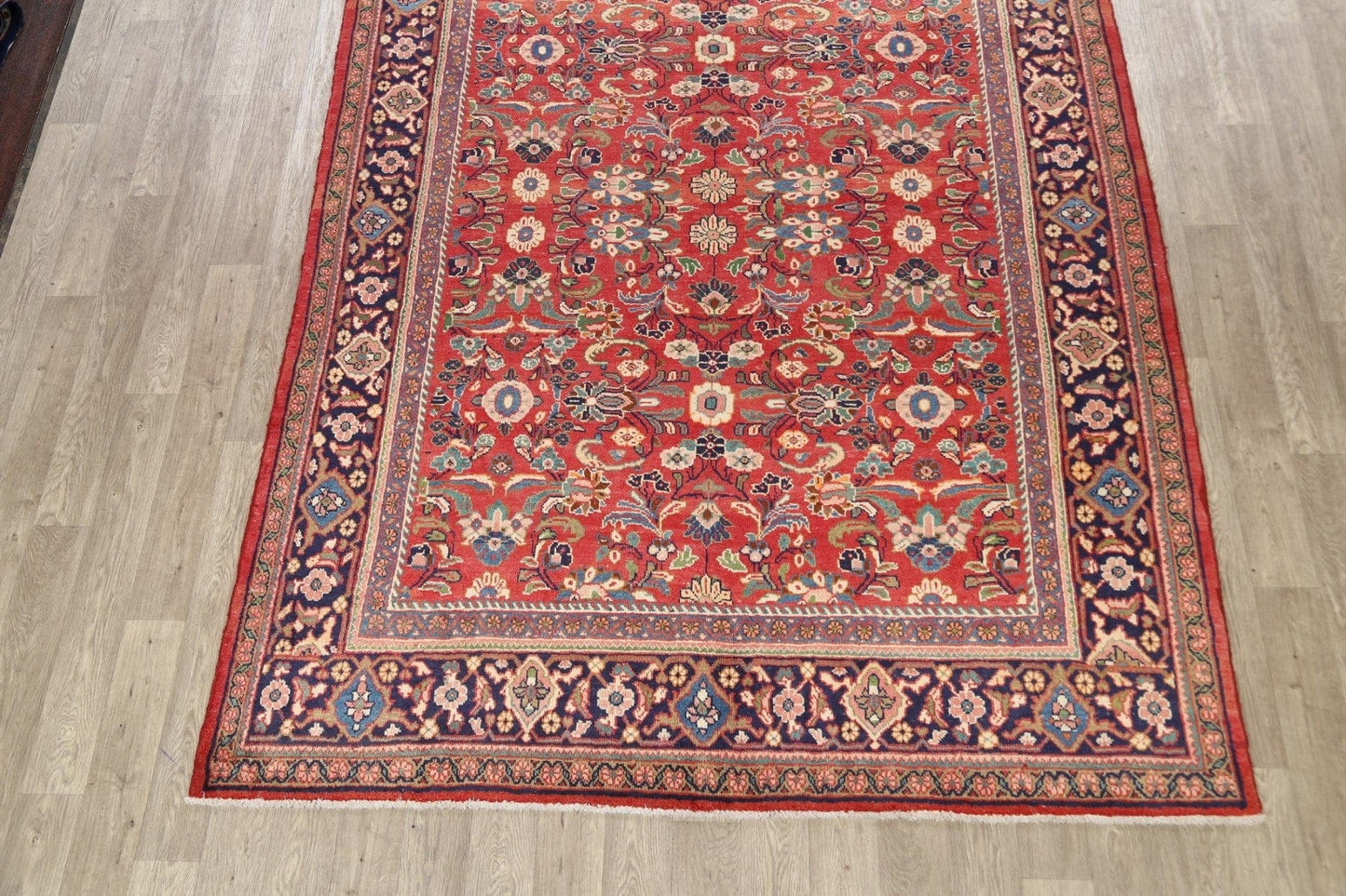 Floral Sarouk Mahal Persian Area Rug 7x10