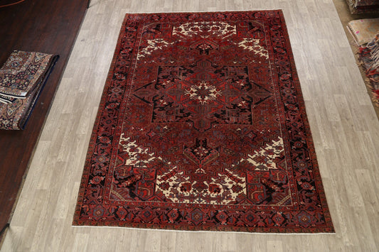 Geometric Heriz Persian Area Rug 8x11