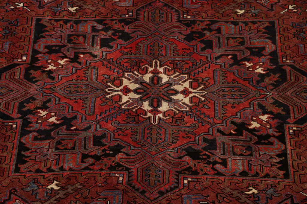 Geometric Heriz Persian Area Rug 8x11