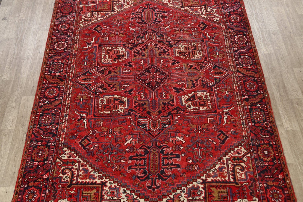 Geometric Heriz Persian Area Rug 8x12