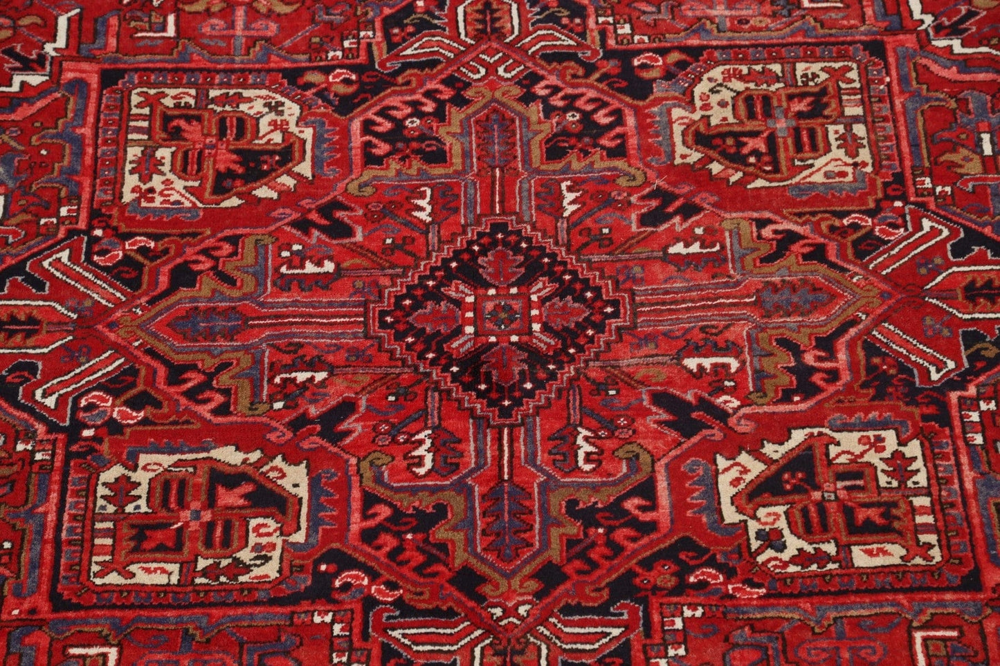 Geometric Heriz Persian Area Rug 8x12