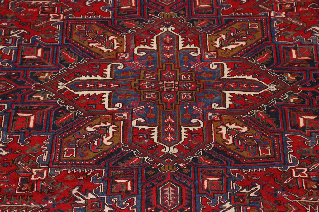 Geometric Heriz Persian Area Rug 9x11