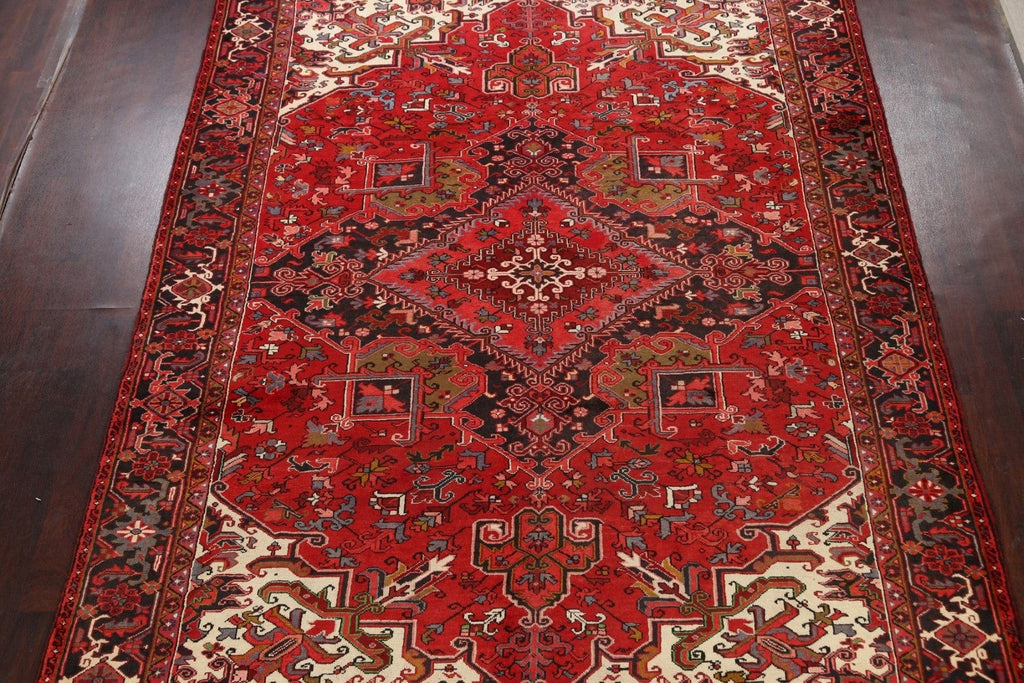 Geometric Heriz Persian Area Rug 9x11