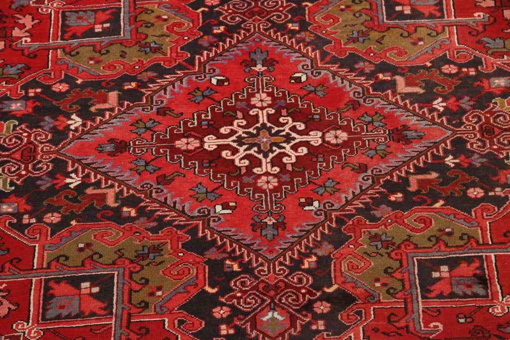 Geometric Heriz Persian Area Rug 9x11