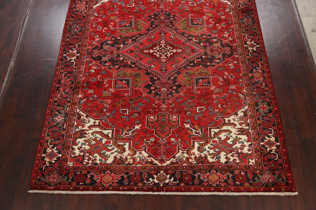 Geometric Heriz Persian Area Rug 9x11