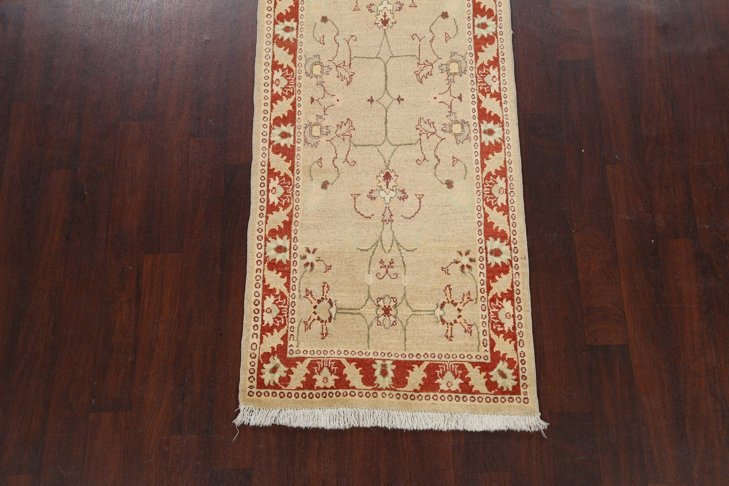 Floral Sarouk Persian Runner Rug 3x11