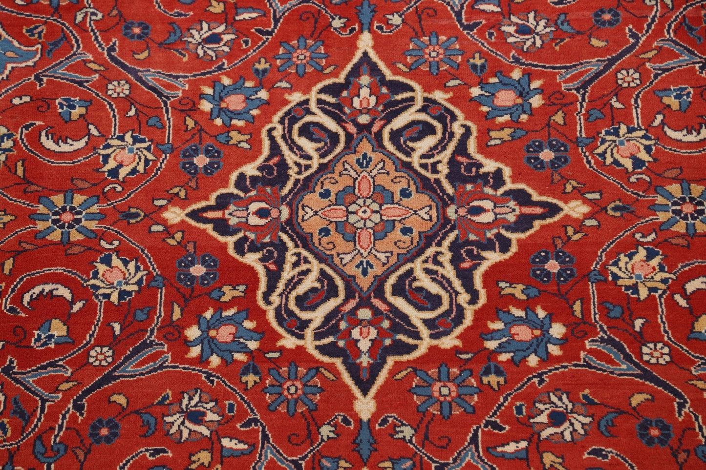 Floral Red Sarouk Persian Area Rug 8x11