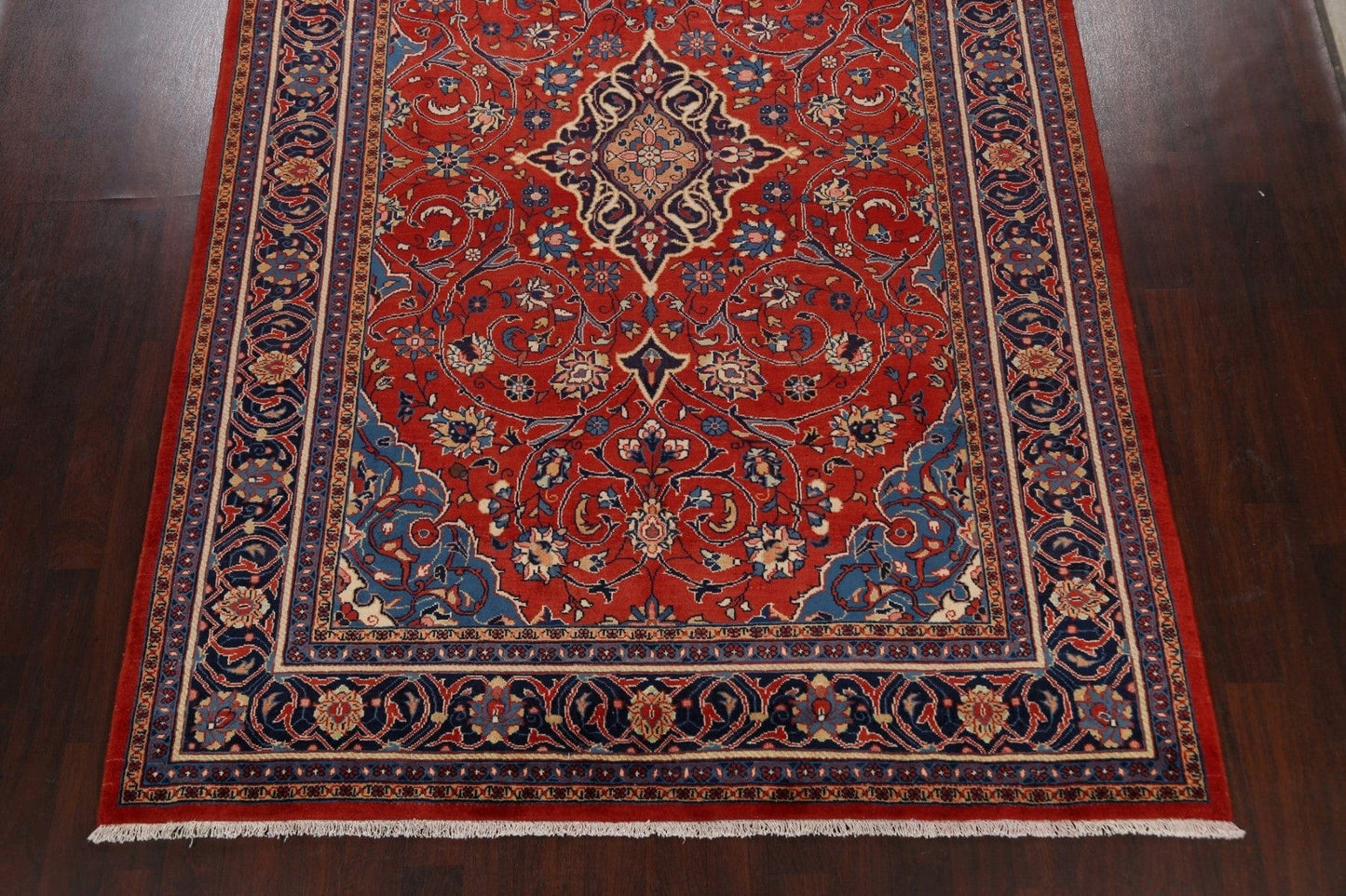 Floral Red Sarouk Persian Area Rug 8x11