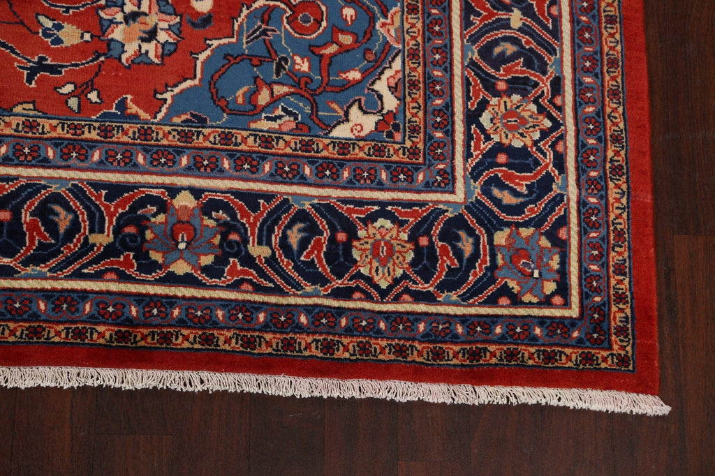 Floral Red Sarouk Persian Area Rug 8x11