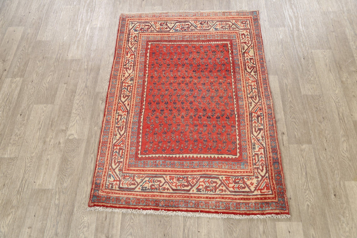 Boteh Botemir Persian Area Rug 4x5