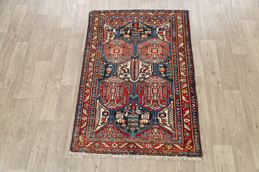 Geometric Bakhtiari Persian Area Rug 3x5