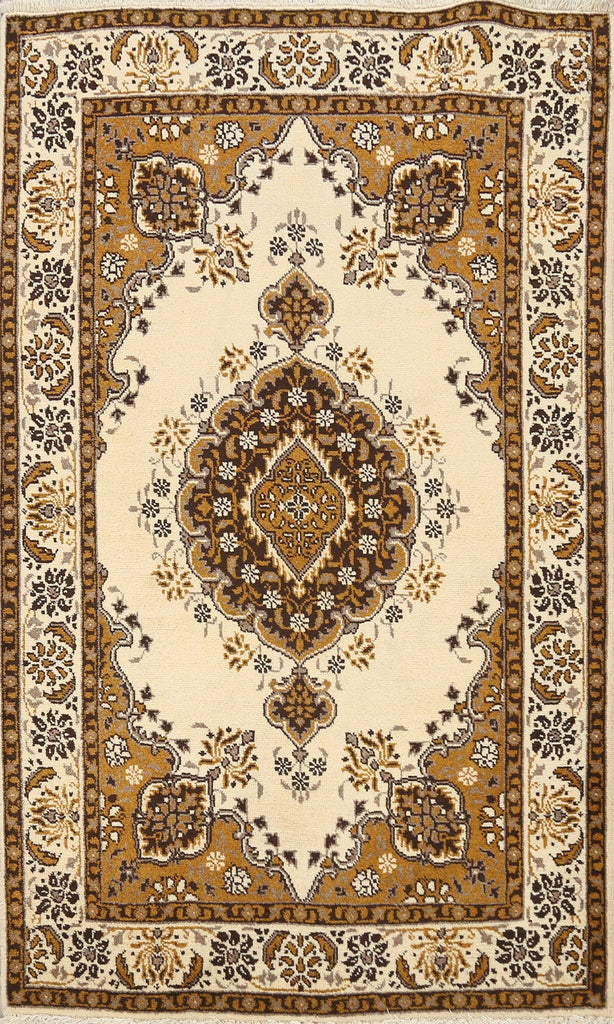 Floral Tabriz Persian Area Rug 3x5