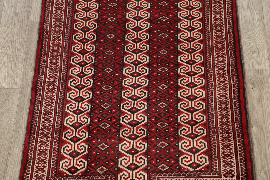 Geometric Balouch Persian Area Rug 3x4