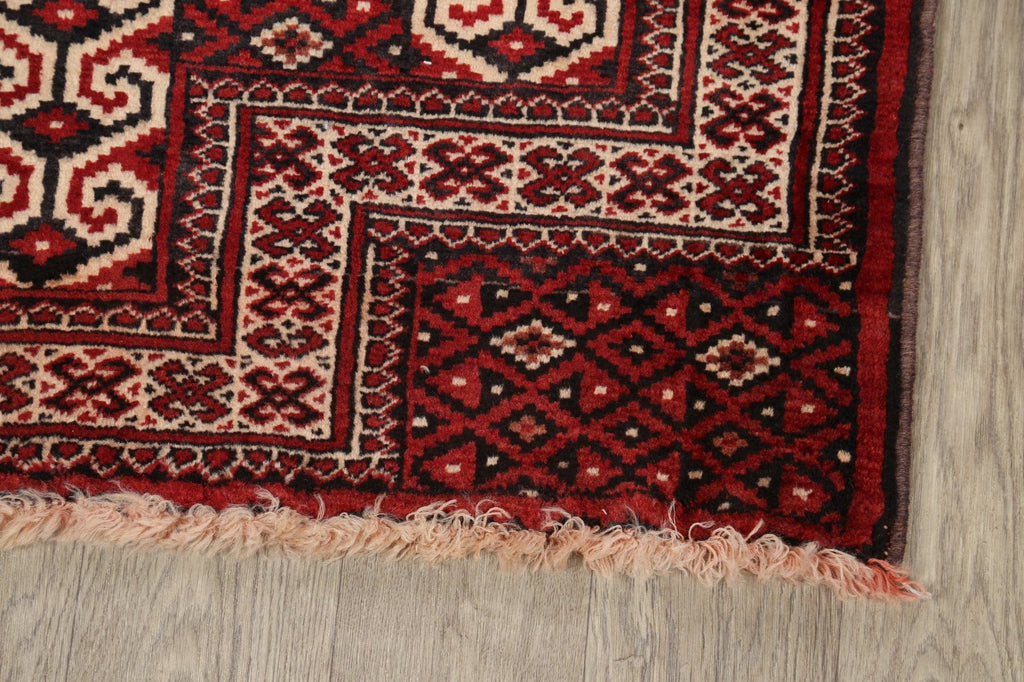 Geometric Balouch Persian Area Rug 3x4