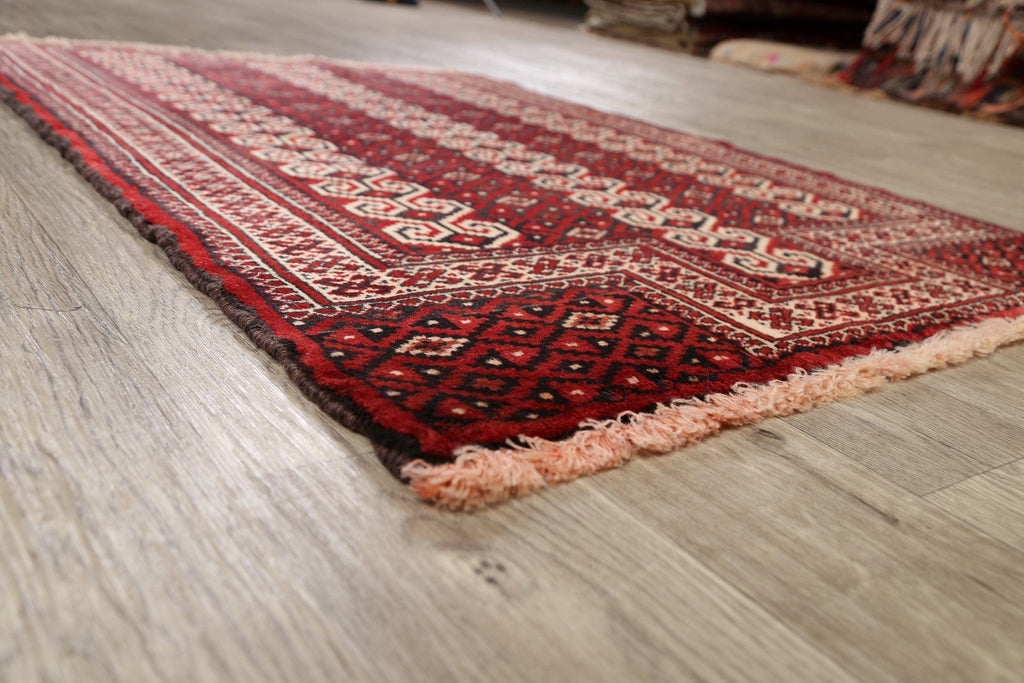 Geometric Balouch Persian Area Rug 3x4