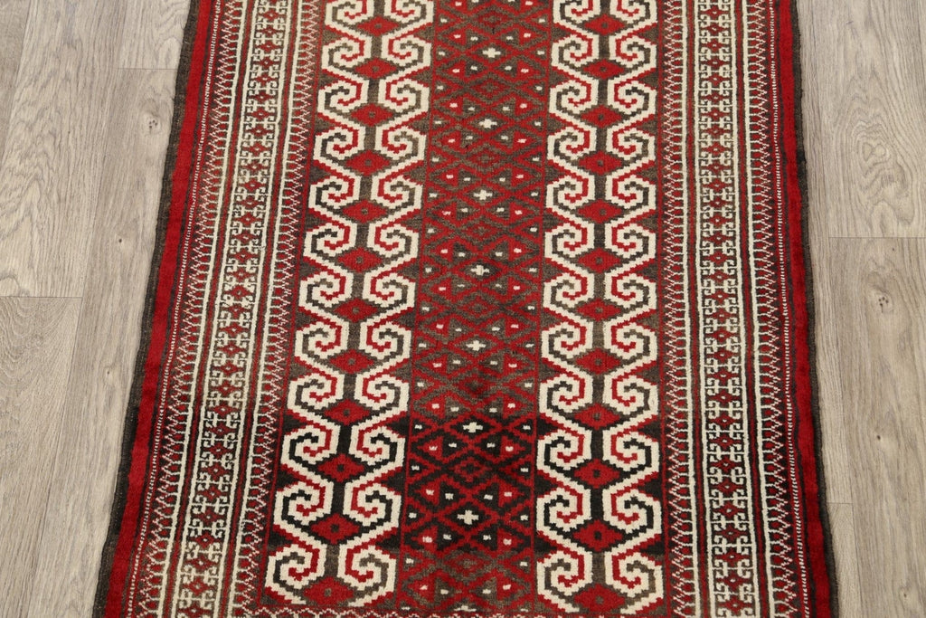 Geometric Balouch Persian Area Rug 3x4