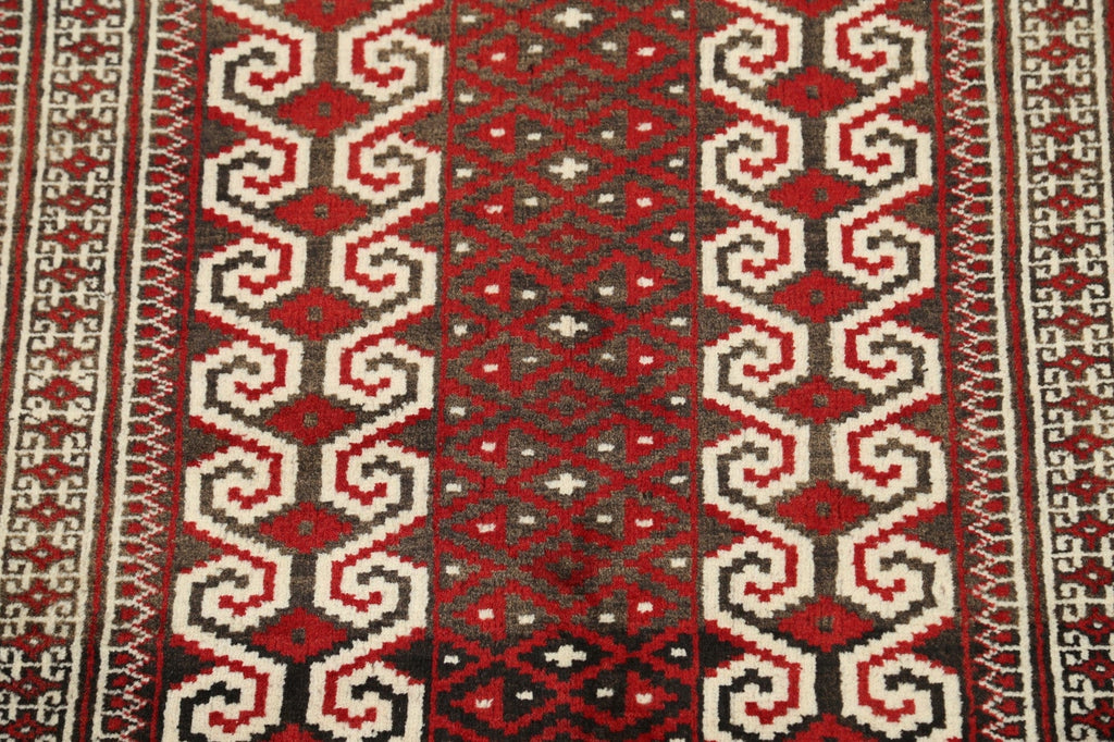 Geometric Balouch Persian Area Rug 3x4