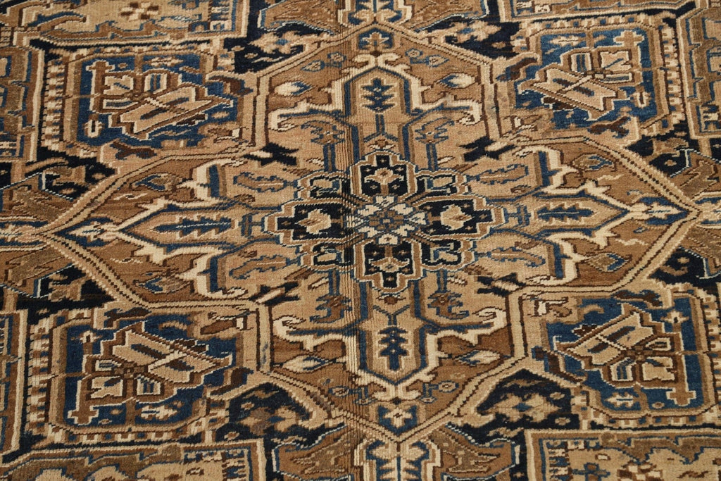 Geometric Heriz Persian Area Rug 8x11