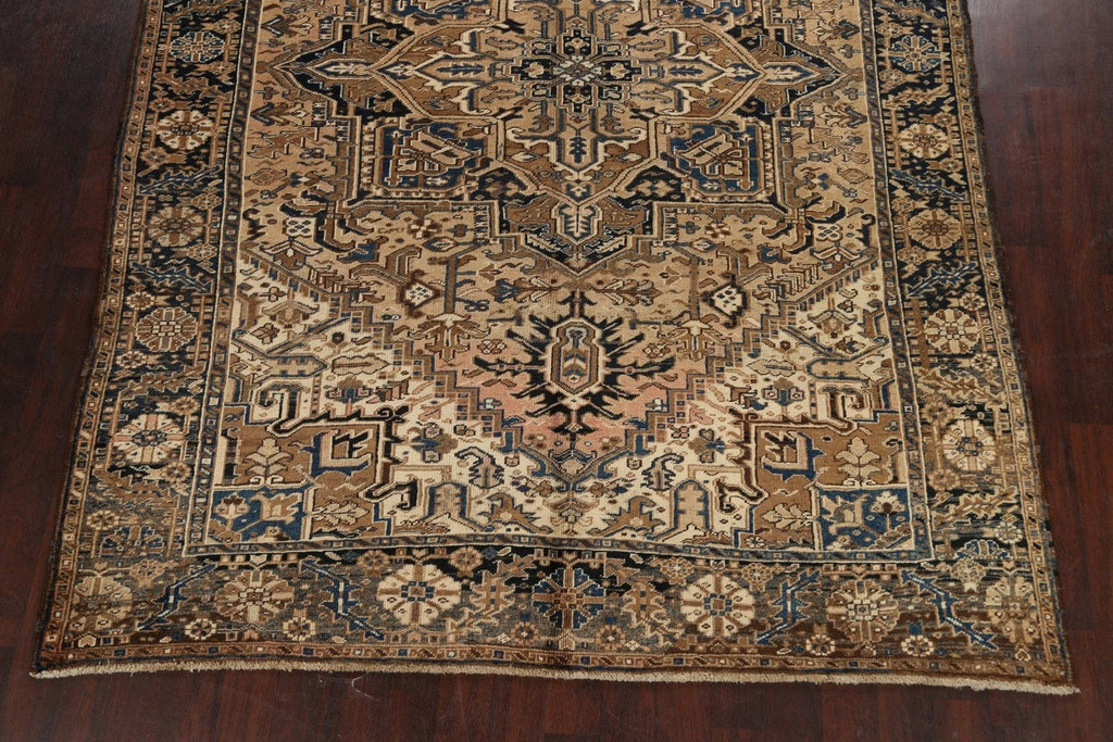 Geometric Heriz Persian Area Rug 8x11