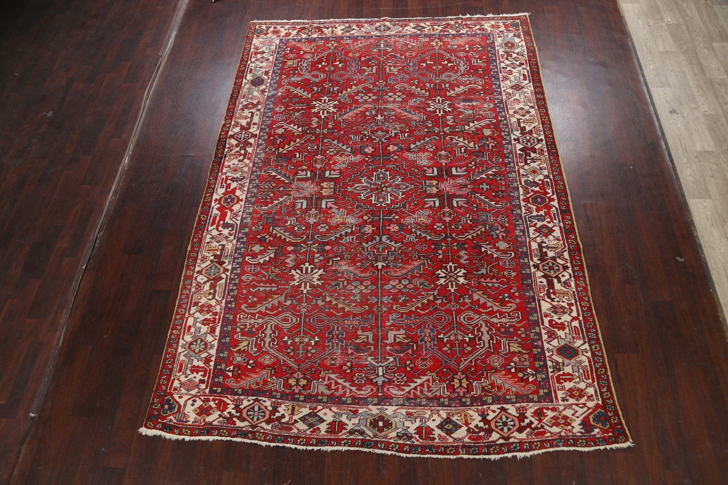 Geometric Heriz Persian Area Rug 8x11