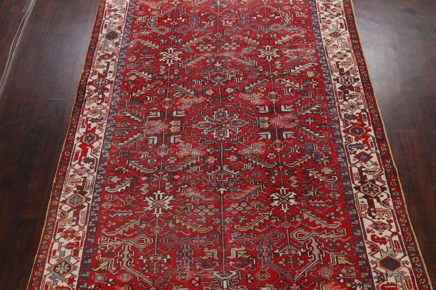 Geometric Heriz Persian Area Rug 8x11