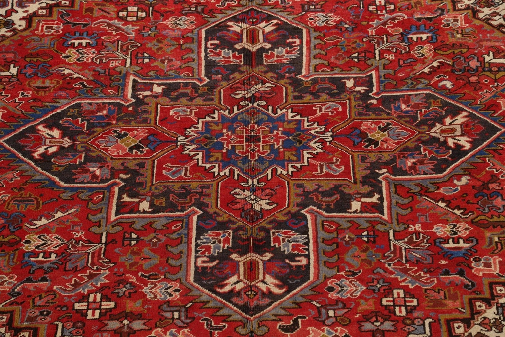 Geometric Heriz Persian Area Rug 9x11