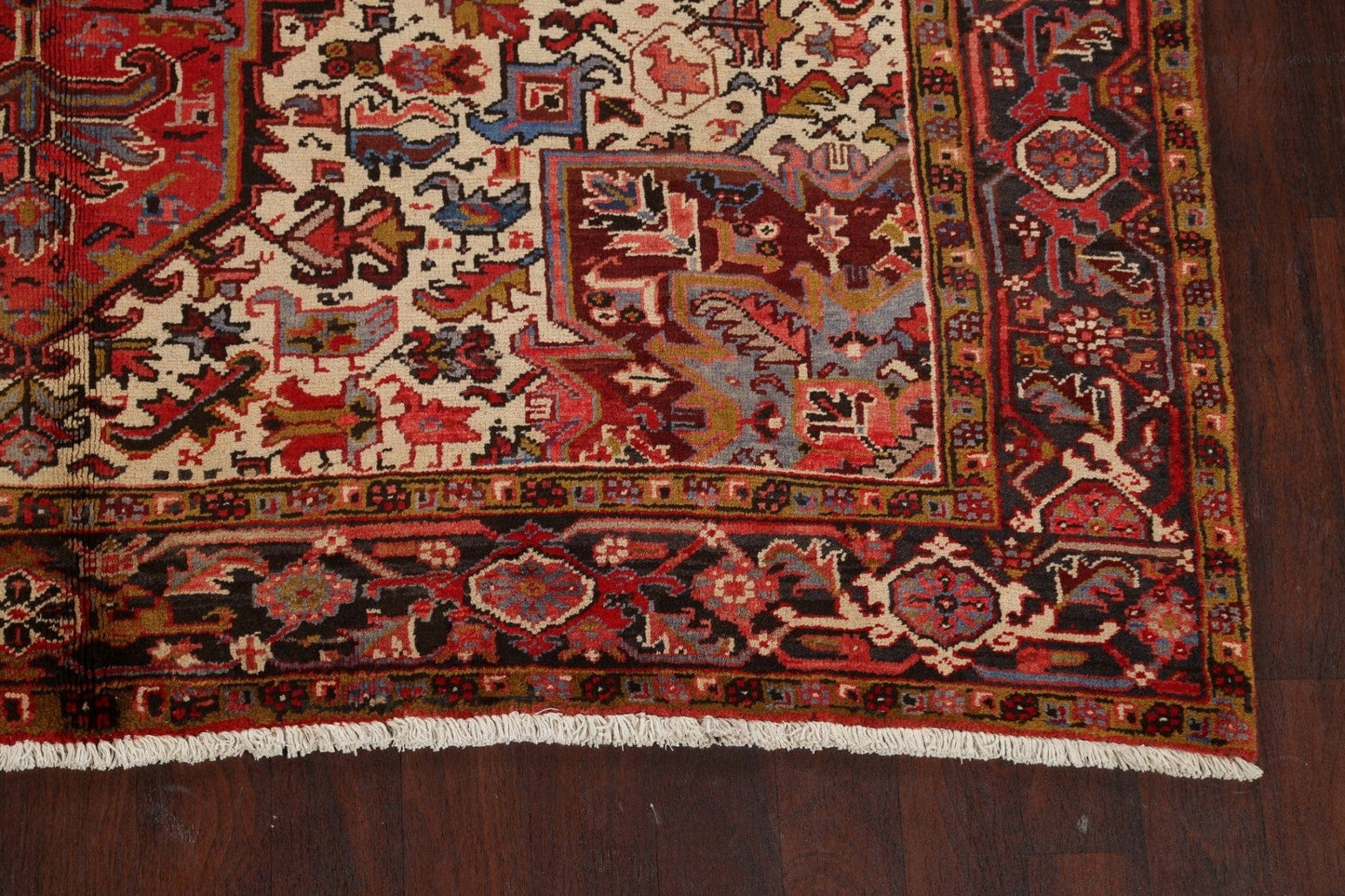 Geometric Heriz Persian Area Rug 9x11