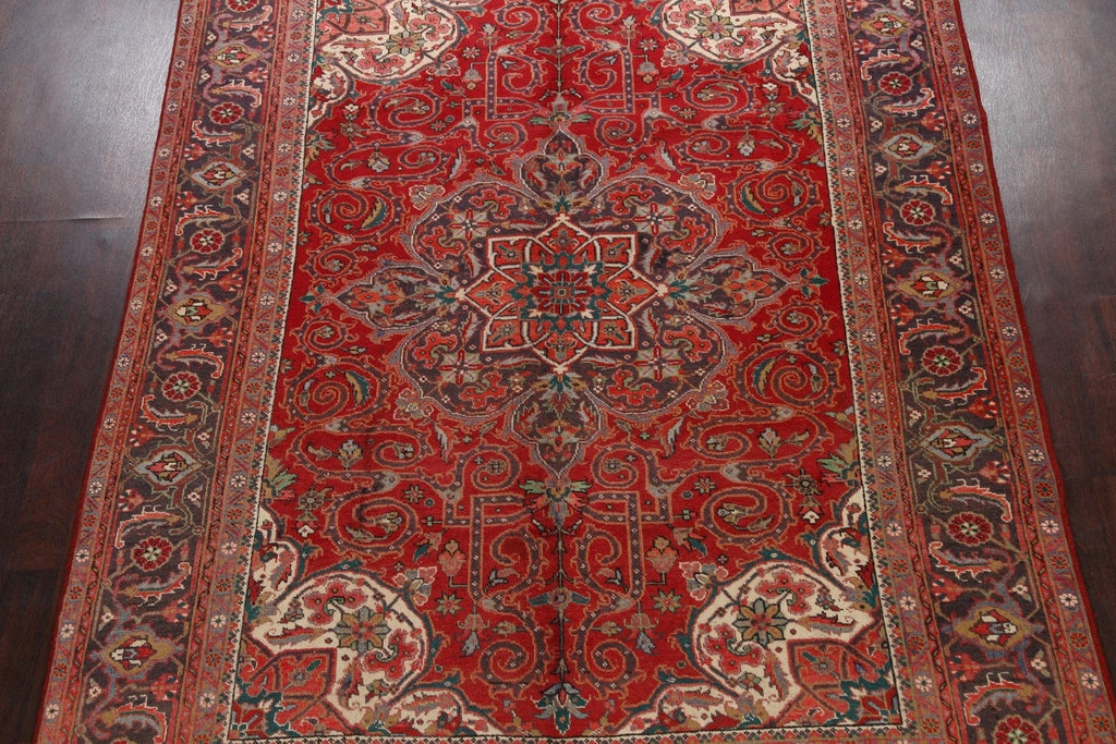 Geometric Heriz Persian Area Rug 8x10