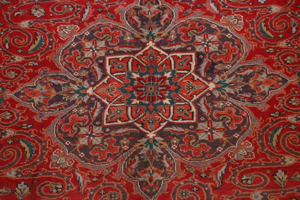 Geometric Heriz Persian Area Rug 8x10