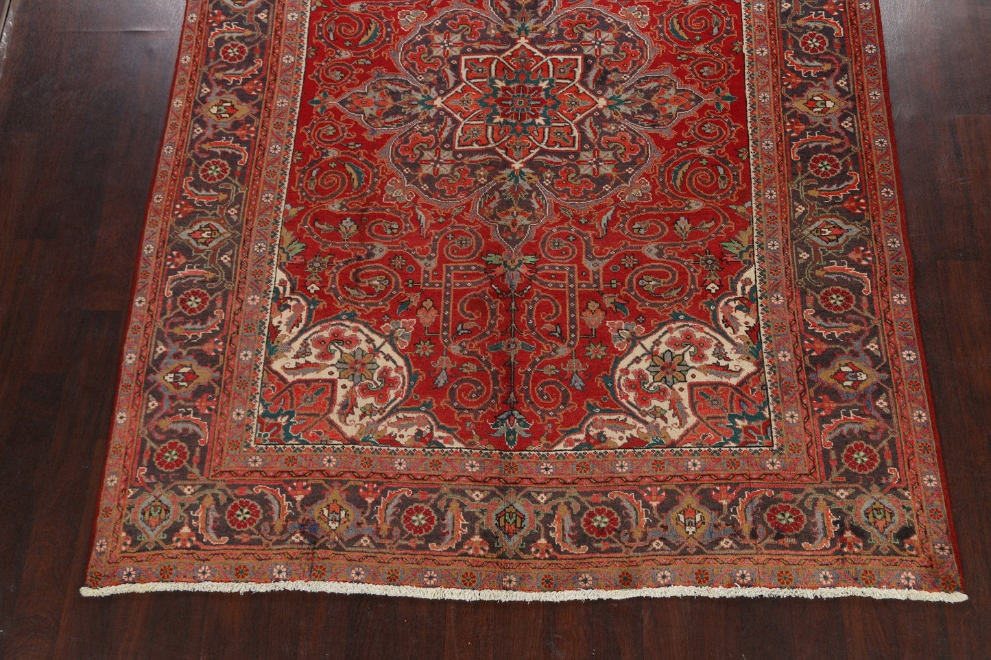 Geometric Heriz Persian Area Rug 8x10