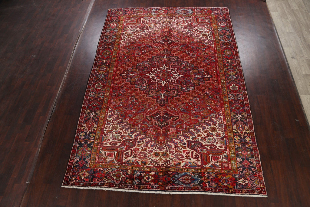 Geometric Heriz Persian Area Rug 8x12