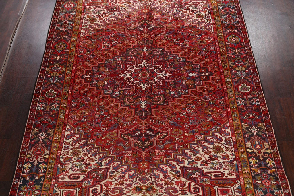 Geometric Heriz Persian Area Rug 8x12