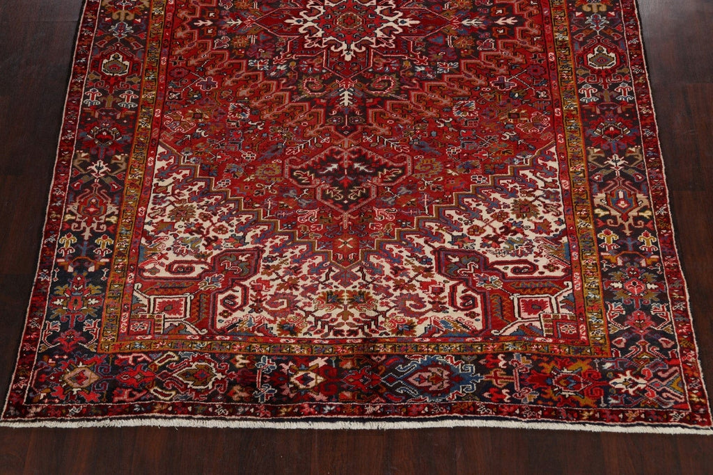 Geometric Heriz Persian Area Rug 8x12