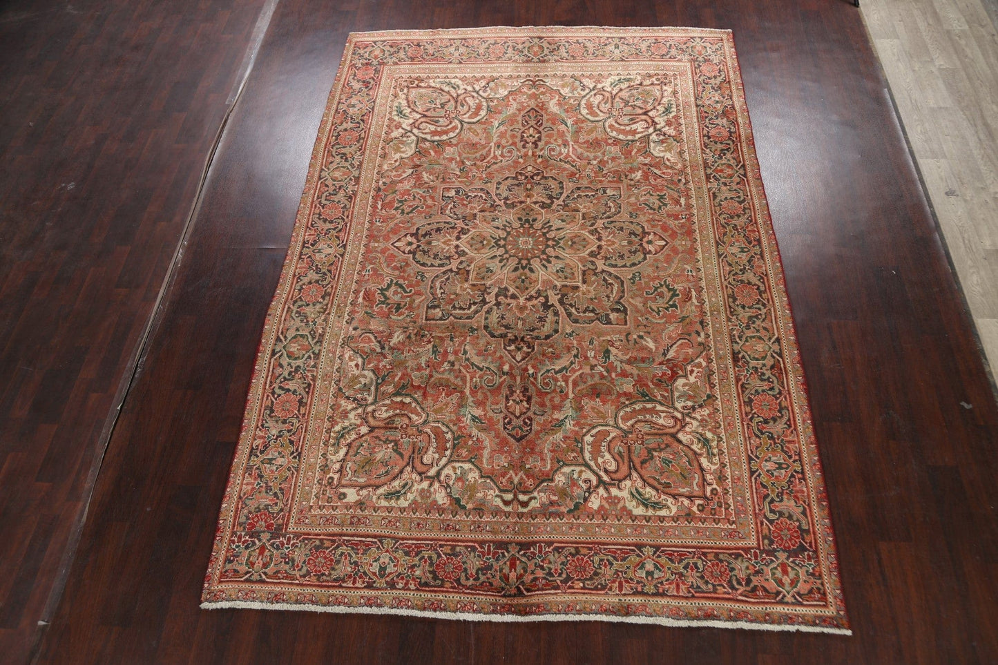 Geometric Heriz Persian Area Rug 8x11