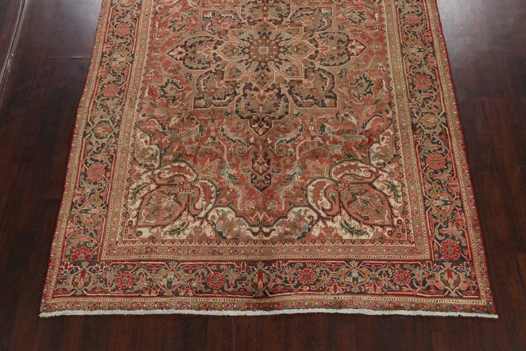 Geometric Heriz Persian Area Rug 8x11