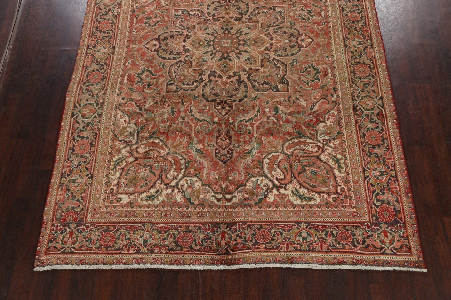 Geometric Heriz Persian Area Rug 8x11