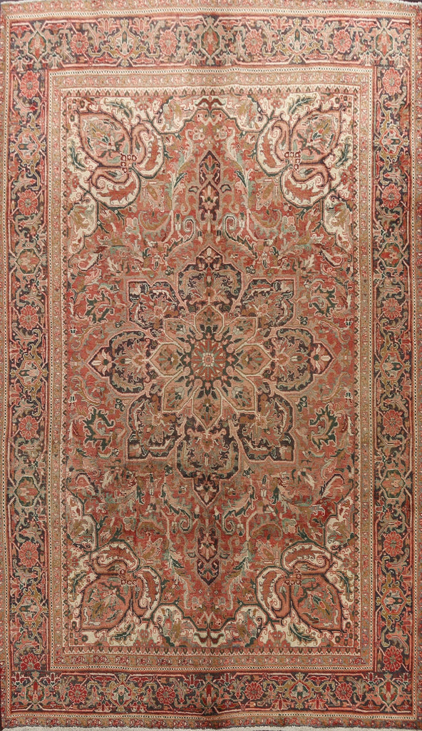 Geometric Heriz Persian Area Rug 8x11