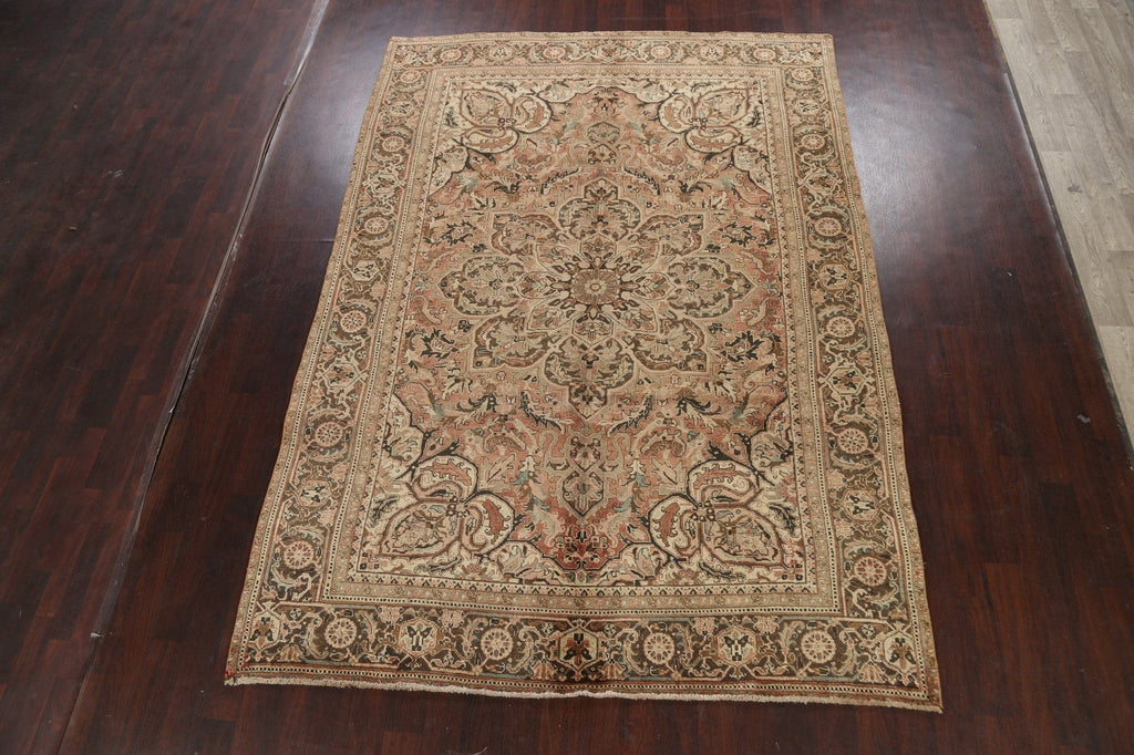 Geometric Heriz Persian Area Rug 8x11